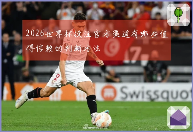 2026世界杯投注官方渠道有哪些值得信赖的判断方法