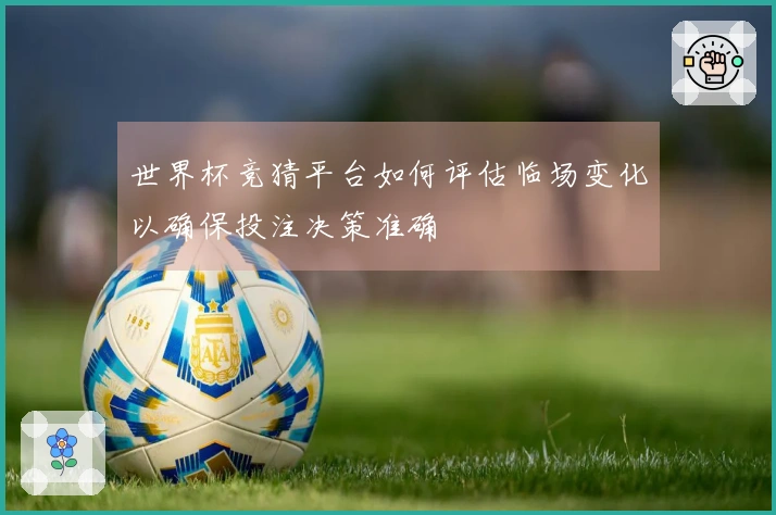 世界杯竞猜平台如何评估临场变化以确保投注决策准确